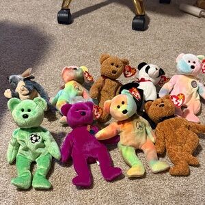Ty Beanie Babies Colorful Plush Collection